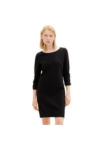 Tom Tailor Denim , Jerseykleid, mit strukturiertem Material , black , N-Gr , XL (42) -N-Gr , XL (42) , Kleid von Tom Tailor