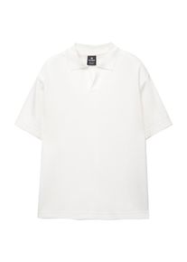 Pull&Bear Pull&Bear Poloshirt Herren weiß Größe XS