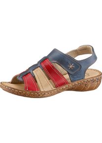 Dames Sandalen blauw/rood Maat 39