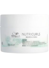 Wella NutriCurls Mask Haarbehandeling voor krullen Dames 150 ml