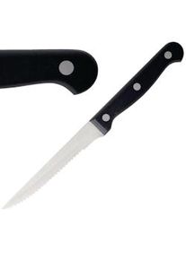 Cuchillo para carne Olympia con mango negro de 21,5 cm (12 piezas)