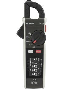 Voltcraft VC-321 Stromzange Multimeter CAT II 600V CAT III 300V kalibriert schwarz
