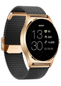 XCOAST JOLI XC Pro Smartwatch Sportuhr Fitnessuhr 1,3" 45mm schwarz