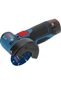Bosch Power Tools 06019F2000 Akku-Winkelschleifer Schleifmaschine 12V OHNE AKKU schwarz blau
