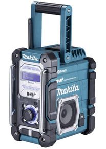 Makita DMR112 Baustellenradio Digitalradio DAB+ UKW AUX Bluetooth USB ohne Akku türkis