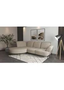 Sit & More Sit & More Ecksofa , Beige , Textil , Ottomane links, L-Form , 313x208 cm , Goldenes M, Oeko-Tex® Standard 100, Made in Europe, DGM-Klimapakt , Rücken echt, Armteil rechts , Wohnzimmer, Sofas & Couches, Wohnlandschaften, Ecksofas