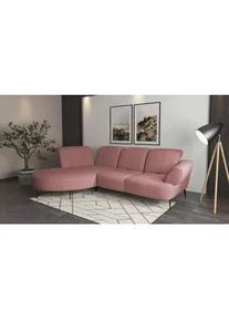 Sit & More Sit & More Ecksofa , Altrosa , Textil , Ottomane links, L-Form , 313x208 cm , Goldenes M, Oeko-Tex® Standard 100, Made in Europe, DGM-Klimapakt , Rücken echt, Armteil rechts , Wohnzimmer, Sofas & Couches, Wohnlandschaften, Ecksofas