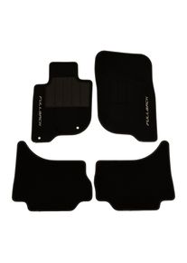 4-part doormat Fiat Fullback from 2016 for front and rear. For vehicles with rear ventilation nozzles (equipment level LX). For Double CAB.