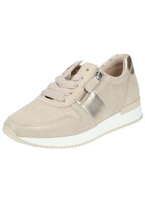 Gabor Sneaker Damen beige / gold Größe 35
