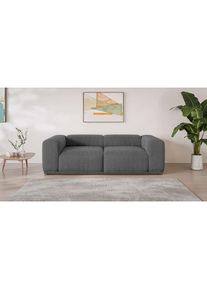 s.Oliver , Big-Sofa »EMMERIK Designersofa, 3-Sitzer mit Wellenfederung, B/T/H: 242/98/73 cm«, hoher Sitzkomfort, gemütlich und modern, auch in Cord...
