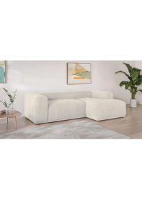 s.Oliver , Ecksofa »EMMERIK Designersofa, L-Form mit Wellenfederung, B/T/H: 260/155/73 cm«, hoher Sitzkomfort, gemütlich und modern, auch in Cord ,...