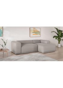 s.Oliver , Ecksofa »EMMERIK Designersofa, L-Form mit Wellenfederung, B/T/H: 260/155/73 cm«, hoher Sitzkomfort, gemütlich und modern, auch in Cord ,...