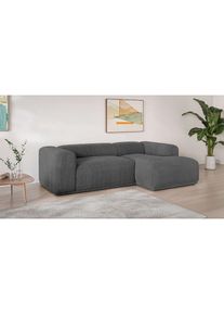 s.Oliver , Ecksofa »EMMERIK Designersofa, L-Form mit Wellenfederung, B/T/H: 260/155/73 cm«, hoher Sitzkomfort, gemütlich und modern, auch in Cord ,...