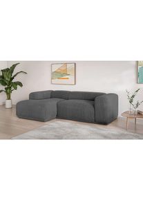 s.Oliver , Ecksofa »EMMERIK Designersofa, L-Form mit Wellenfederung, B/T/H: 260/155/73 cm«, hoher Sitzkomfort, gemütlich und modern, auch in Cord ,...