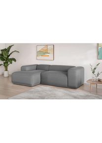 s.Oliver , Ecksofa »EMMERIK Designersofa, L-Form mit Wellenfederung, B/T/H: 260/155/73 cm«, hoher Sitzkomfort, gemütlich und modern, auch in Cord ,...
