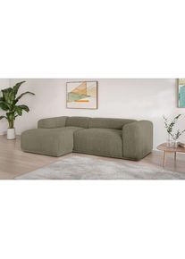 s.Oliver , Ecksofa »EMMERIK Designersofa, L-Form mit Wellenfederung, B/T/H: 260/155/73 cm«, hoher Sitzkomfort, gemütlich und modern, auch in Cord ,...