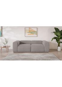 s.Oliver , Big-Sofa »EMMERIK Designersofa, 3-Sitzer mit Wellenfederung, B/T/H: 242/98/73 cm«, hoher Sitzkomfort, gemütlich und modern, auch in Cord...