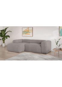 s.Oliver , Ecksofa »EMMERIK Designersofa, L-Form mit Wellenfederung, B/T/H: 260/155/73 cm«, hoher Sitzkomfort, gemütlich und modern, auch in Cord ,...