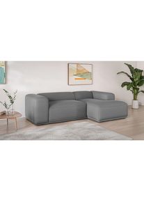 s.Oliver , Ecksofa »EMMERIK Designersofa, L-Form mit Wellenfederung, B/T/H: 260/155/73 cm«, hoher Sitzkomfort, gemütlich und modern, auch in Cord ,...