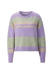 LANIUS Damen-Strickpullover Flieder-Grün 34
