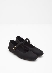 bonprix Baleriny, czarny, 41