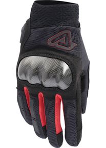 Acerbis Ramsey My Vented Pro, gloves unisex , color: Black/Red , size: L
