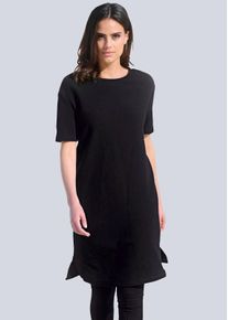 Jerseykleid in Tshirtform in schwarz - Alba Moda