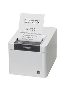 Citizen CT-E601 Printer, USB with (RS-232, USB 2.0), Belegdrucker, Weiss