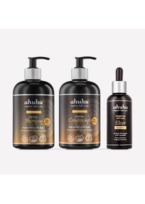 ahuhu THICKENING Routine de Soins Capillaires à la Caféine pour des Cheveux Fortifiés