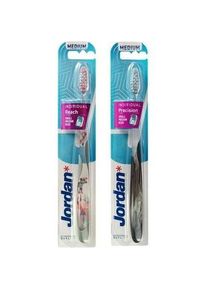 Jordan, Handzahnbürste, Individual Reach Toothbrush Average 2Pcs. (2 x)