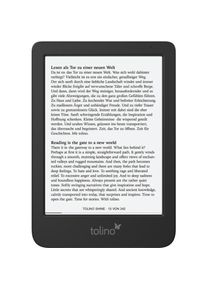 tolino Shine (6", 16 GB, Nein), eReader, Schwarz