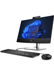 HP PROONE 440 G9 AIO CI5-13500T (Intel Core i5-13500T, 16 GB, 512 GB, UHD Graphics 770), PC, Schwarz, Silber