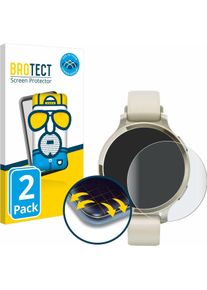 BROTECT Fullscreen Schutzfolie Displayschutz Folie Matt Entspiegelungsfolie, Smartwatch Schutzfolie, Schwarz