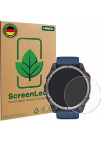ScreenLeaf Schutzfolie nachhaltiger Displayschutz Display Schutz Folie Klar Transparent, Smartwatch Schutzfolie, Transparent