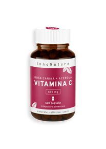 Acerola e Rosa canina: Vitamina C ad alto dosaggio, in capsule | 100% ingredienti naturali e vegani