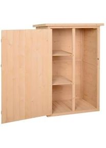 Outsunny Capanno Porta Attrezzi da Esterno in Legno Impermeabile