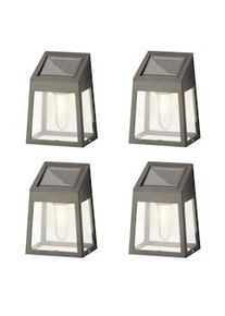 Kaemingk Set de 4 apliques solares LED con filamento LED.