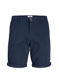 Jack & Jones Grote Maten - Jack & Jones - Bermudashort met fijn motief en stretchgehalte