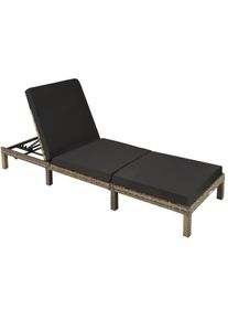 TecTake Tumbona de polirratán SOFIA - natural - 403686
