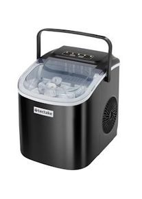 TecTake GmbH tectake Máquina de hielo ÁRTICO, 1,2 litros, 2 tamaños de cubitos de hielo - negro - 405572