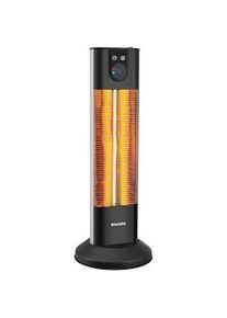 TecTake Calefactor radiante por infrarrojos Solaris Terra 1500 W con función de temporizador - negro - 405076
