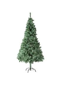 TecTake Árbol de Navidad artificial de color verde con soporte metálico - 180 cm - 402820
