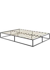 TecTake GmbH tectake Estructura de cama de metal KYOTO con somier, 250 kg - 140 x 200 x 25,5 cm - 405439