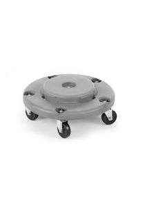 Hendi Carro para contenedor de residuos redondo, AmerBox, es compatible con 691038, Gris claro, 455x(H)165mm