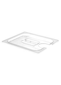 Tapa Hendi GN1/2 con hueco Sous Vide en policarbonato transparente