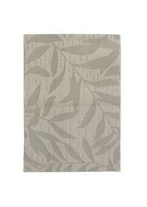 Juego de manteles con hojas gris claro, Hendi, 6 uds., 450x300mm