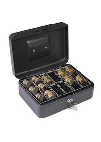 ARREGUI Elegant Cash C9634-EUR Cassetta di sicurezza con chiave| Cassetta Portavalori in acciaio con vassoio Portamonete | Cassaforte portatile 25 cm
