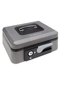 ARREGUI Popup C9726 Cassetta di sicurezza con chiave e pulsante | Cassetta Portavalori in acciaio con vassoio Portamonete | Cassaforte portatile 20cm