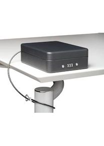 ARREGUI Private C9427 Cassetta di sicurezza con combinazione | Cassetta Portavalori in acciaio con fissaggio mediante cavo |Cassaforte portatile 15 cm