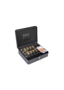 ARREGUI Elegant Cash C9644-EUR Cassetta di sicurezza con chiave | Cassetta Portavalori in acciaio con vassoio Portamonete | Cassaforte portatile 30 cm